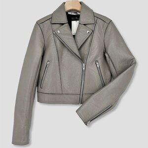 Alexander WANG bonded leather jacket